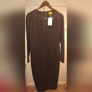 Elegant Black Long Sleeve Dress